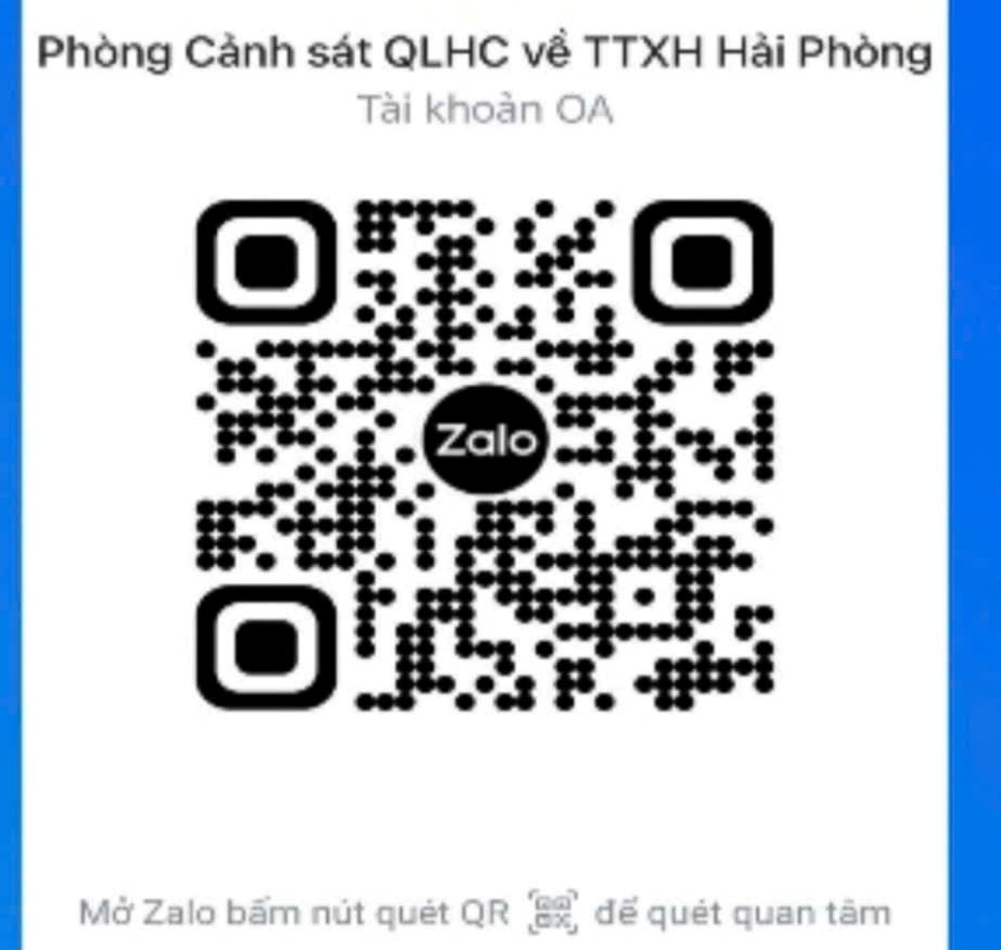 Phòng Cảnh sát Quản lý hành chính về trật tự xã hội: Triển khai ứng dụng “Phản ánh hiện trường” trên Zalo, tạo thuận lợi cho người dân phản ánh vi phạm